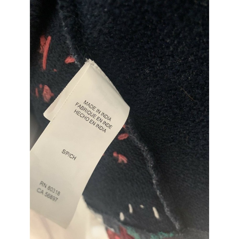 Lucky Brand Lucky Lotus Small Embroidered Open Front Cardigan Belted Boh… - Picture 3 of 8